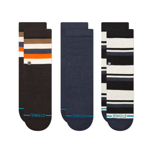 Kid's Cotton Crew Socks 3 Pack