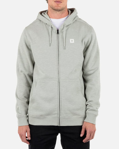 Box Slub Zip Hoodie