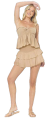Poppy Twist Top