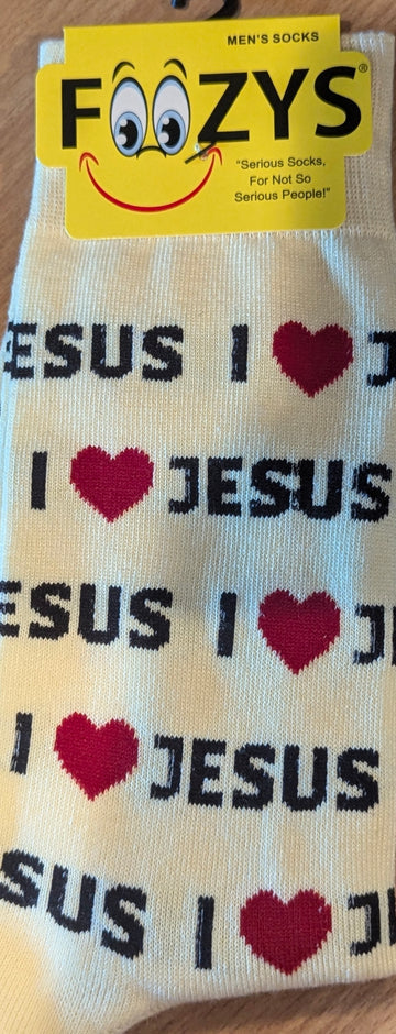 I Love Jesus Socks