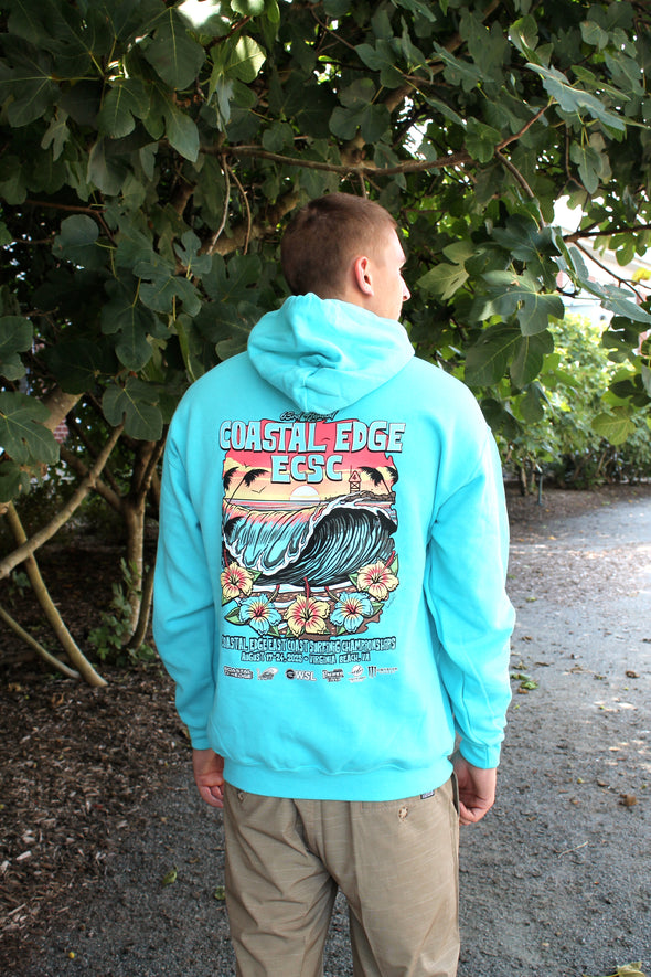 Coastal Edge East Coast Surfing Championship 2025 Hoodie Featuring Artist Aaron Fulcher