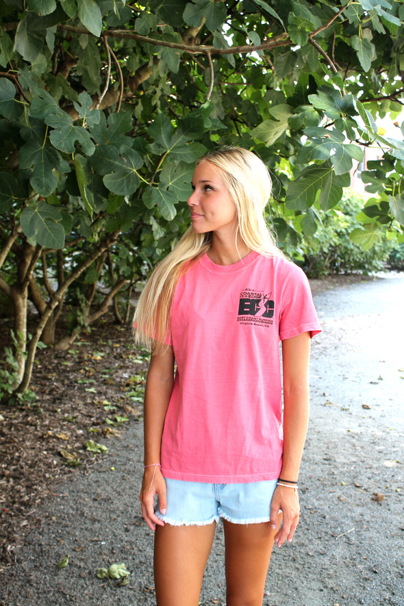 Coastal Edge East Coast Surfing Championship 2025 Tee Featuring Artist Aaron Fulcher