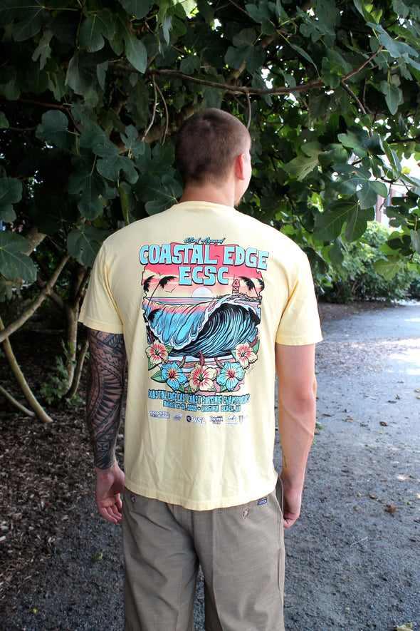 Coastal Edge East Coast Surfing Championship 2025 Tee Featuring Artist Aaron Fulcher