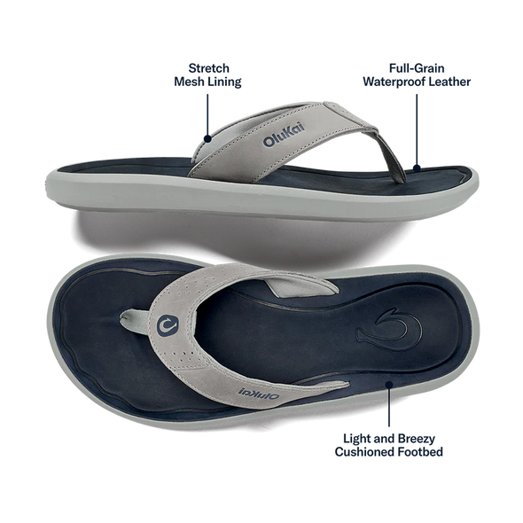 Pili Men's Sandal Ash/Mood Indigo