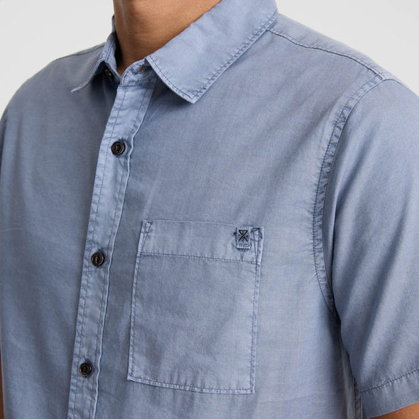 Made To Fade Short Sleeve Button Up Shirt