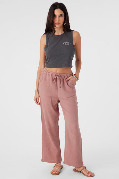 Brenda Crinkle Double Gauze Beach Pants