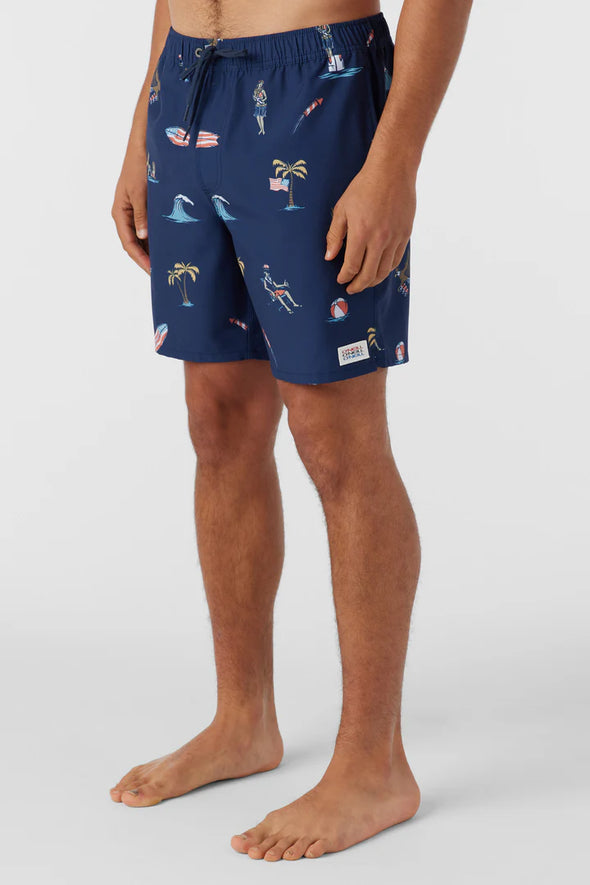 Hermosa Elastic Waist 17" Boardshort