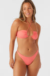 Saltwater Solids Flamenco High Cut Cheeky Bikini Bottoms