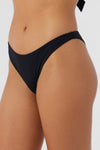 Saltwater Solids Flamenco High Cut Cheeky Bikini Bottoms