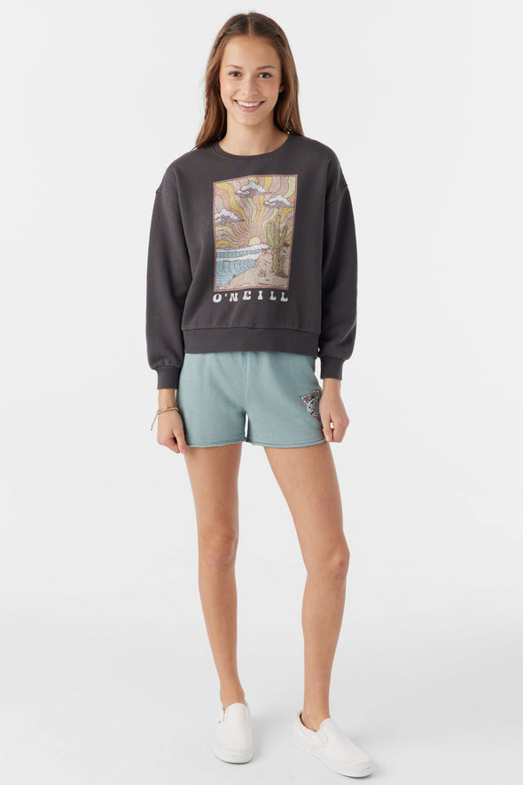 Girl's Ana Crewneck Fleece Pullover