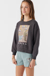 Girl's Ana Crewneck Fleece Pullover