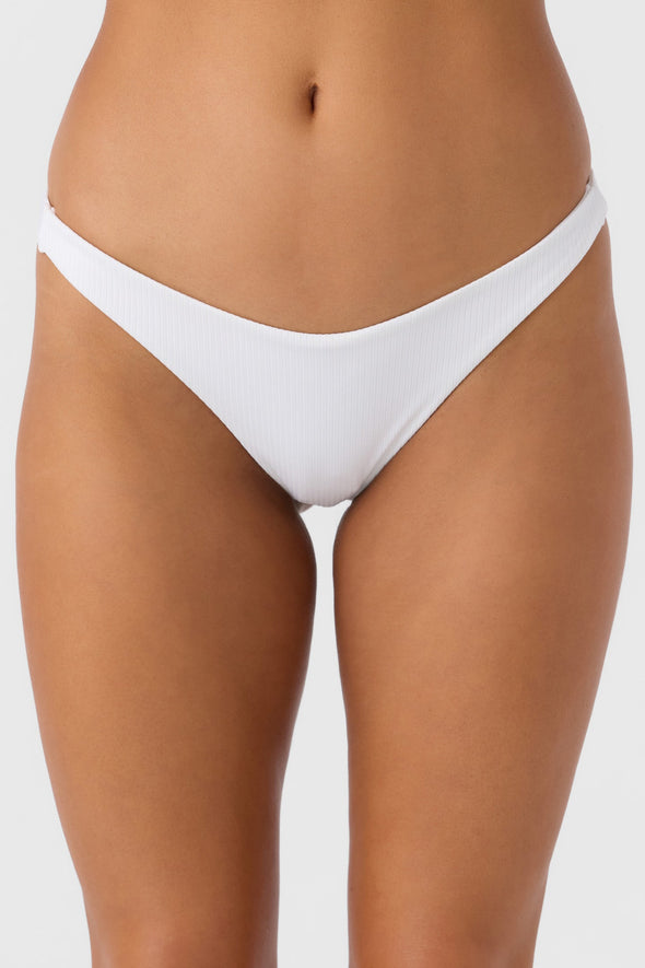 Saltwater Solids Rib Hermosa Skimpy Bottoms