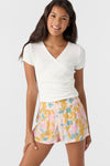 Girl's Gabi Lala Floral Beach Shorts