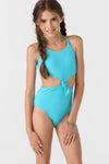 Girl's Dawnbreak Rib Knot Front One-Piece