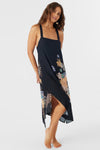 Miranda Macaw Tropical Midi Cover-up Dress