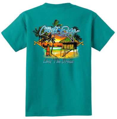 Sunset Hut Short Sleeve Tee