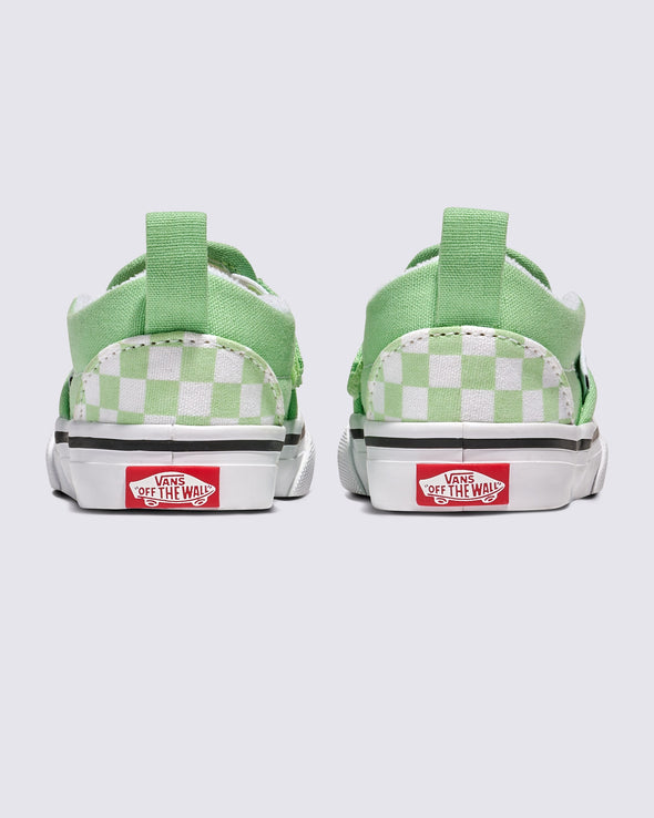 Toddler Classic Slip-On V Checkerboard Pistachio