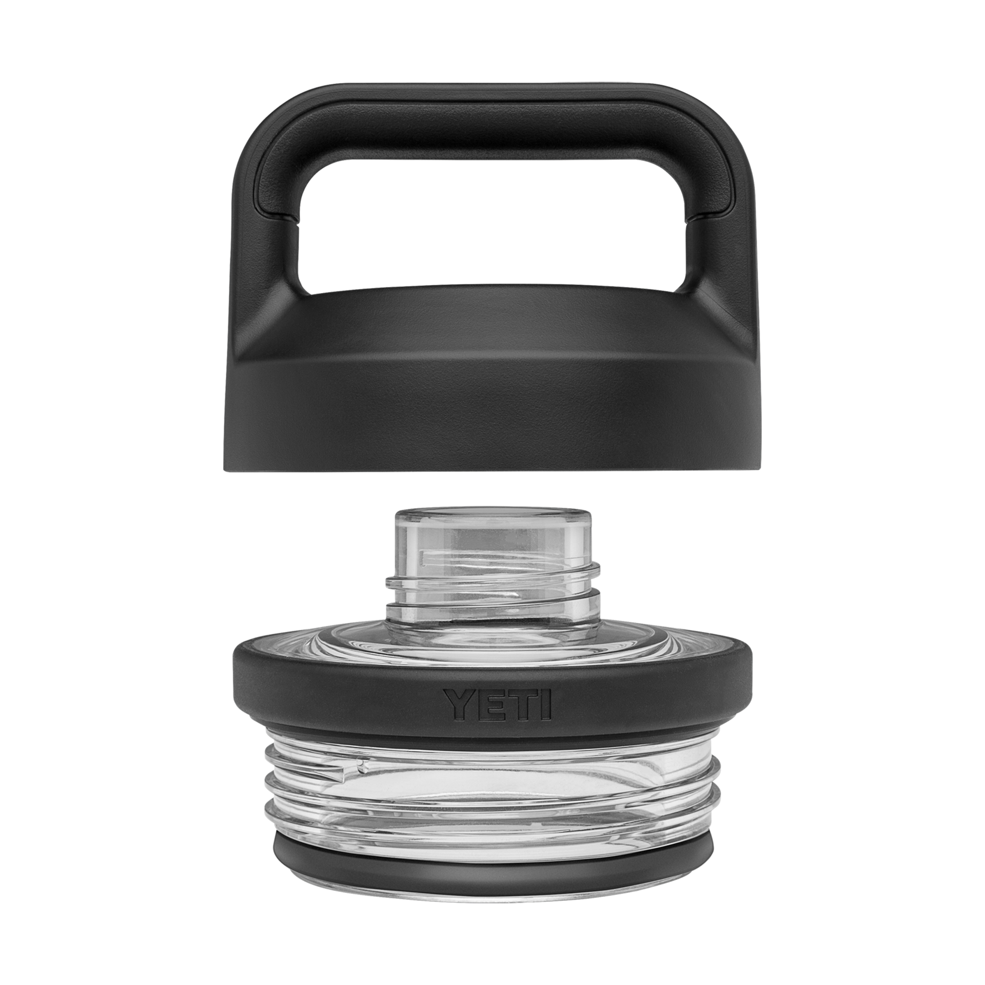EIPOSAU Spout Lid for YETI Rambler Bottle, BPA Free, Ideal Chug Cap for YETI,  Fits 18 26 36 64 oz Bottles, Replacement Lids with Push Button & Lock Black  x 1