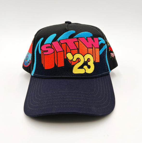 Something in the Water X Coastal Edge Wave 2023 Hat - Navy