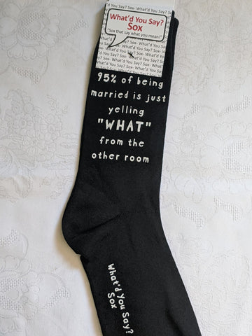 95% Of Being Married Socks