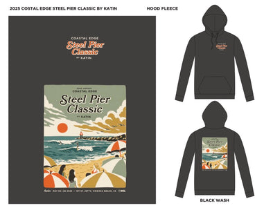 PREORDER The Coastal Edge 22nd Annual Steel Pier Classic By Katin Hooded Sweatshirt