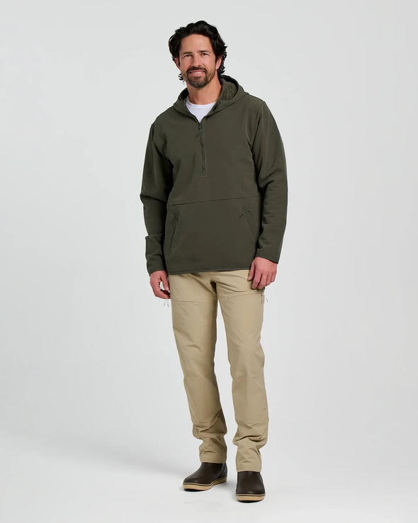 Gridback Fleece Anorak Hoodie