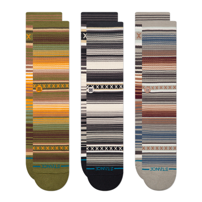 Curren 3 Pack Cotton Crew Socks