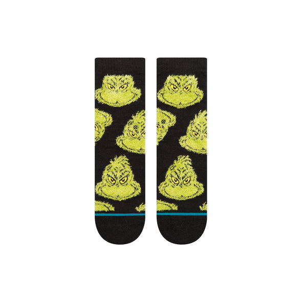 The Grinch x Stance Kids Mean One Cozy Poly Crew Socks