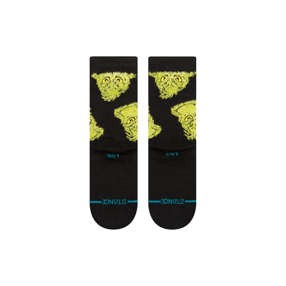 The Grinch x Stance Kids Mean One Cozy Poly Crew Socks