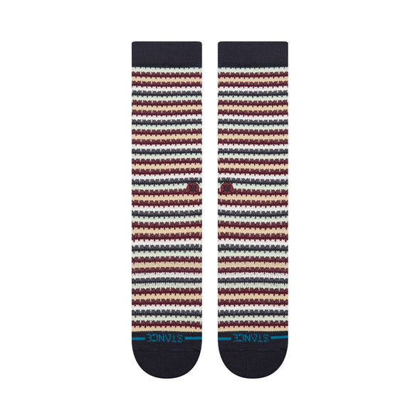 Chiclets Waffle Knit Cotton Crew Medium Cushion Socks
