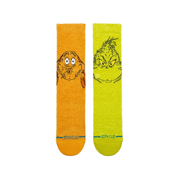 The Grinch x Stance Fuzzy Crew Socks