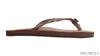 Flirty Braidy Single Layer Premier Leather Women's Sandal 1/2" Narrow Strap with Braid Expresso