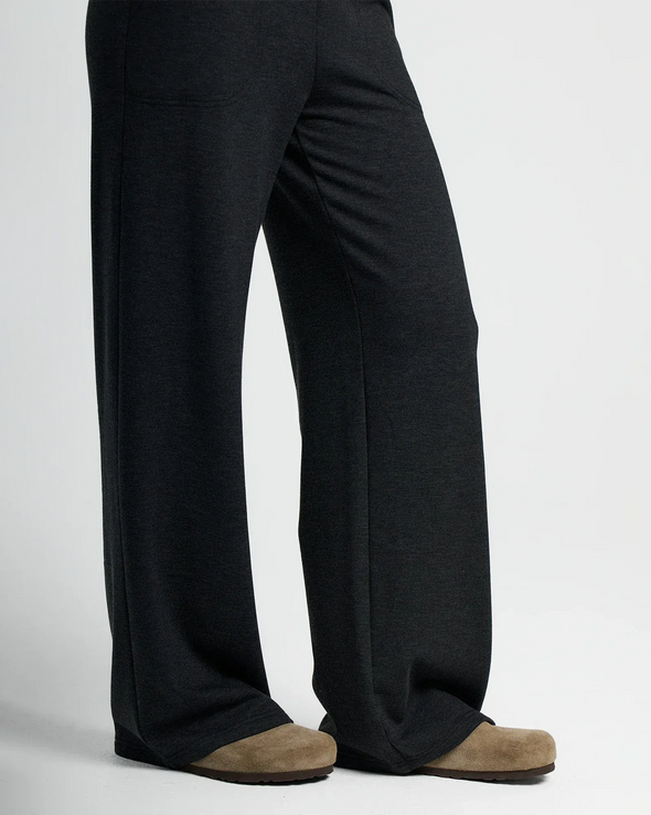 Bamboo Lightweight Fleece Wide Leg Pant