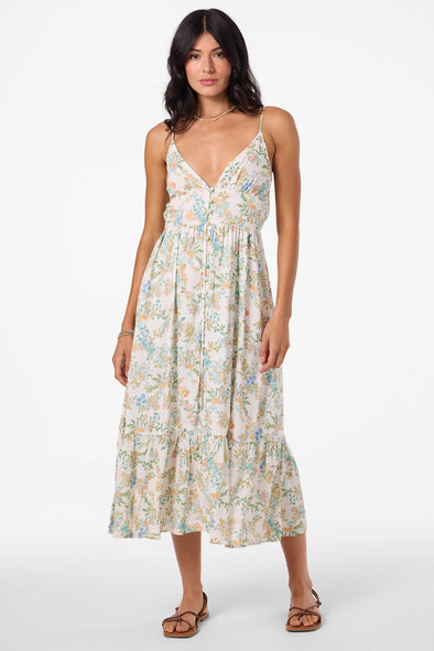 Pilar Nayomi Floral Midi Dress