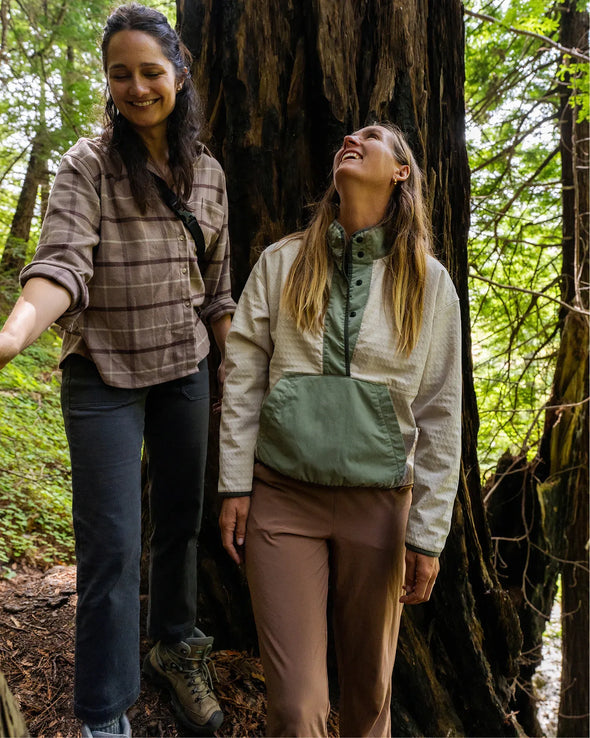 Gridback Fleece Snap Pullover