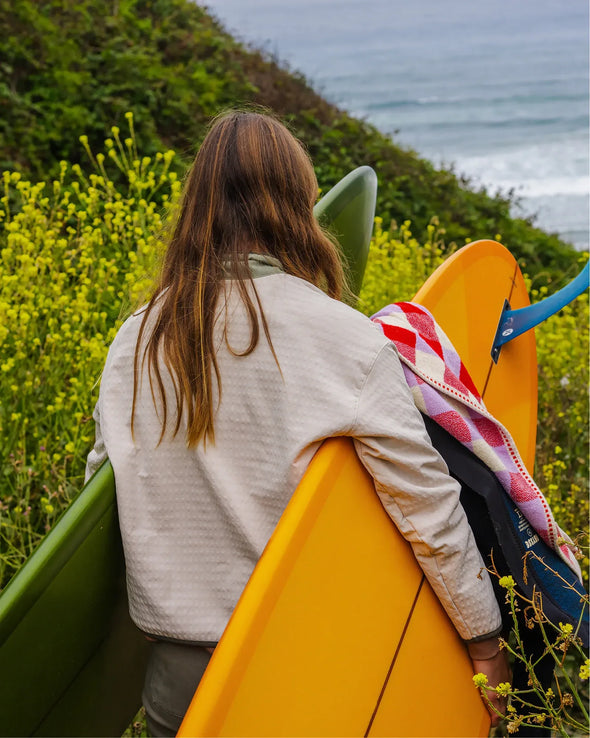 Gridback Fleece Snap Pullover