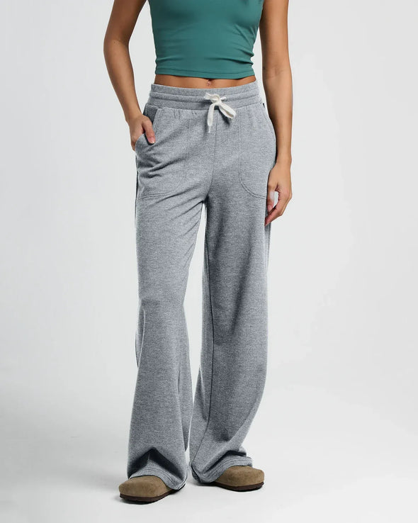 Bamboo Lightweight Fleece Wide Leg Pant