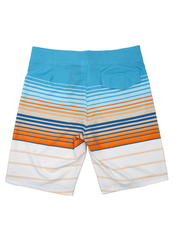 North End Stripe Boardshort Blue