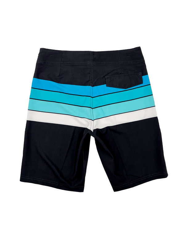 Atlantic Stripe Boardshort Blue