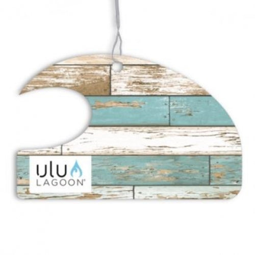 Ulu Reclaimed Wood Mini Wave Air Freshener (Coconut Surf Wax Scent)