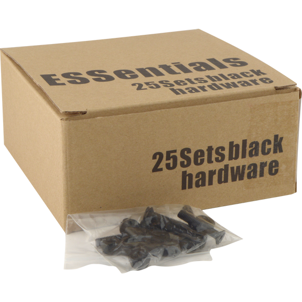 Essentials Black 1" Hardware