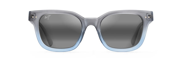 Shore Break Classic Sunglasses - Matte Blue and Grey/Neutral Grey Polarized