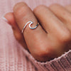 WAVE RING - SILVER