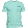 HIGH SEAS SHORT SLEEVE TEE - ARUBA BLUE