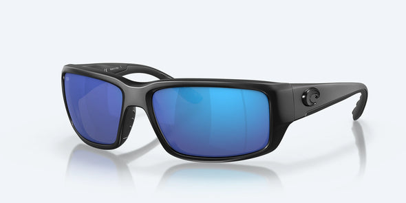 FANTAIL SUNGLASSES - BLACKOUT/POLARIZED BLUE MIRROR