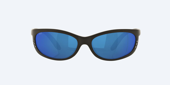 Fathom Sunglasses - Matte Black / Polarized Blue Mirror 580P