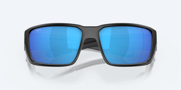 FANTAIL PRO SUNGLASSES - MATTE BLACK/POLARIZED BLUE MIRROR