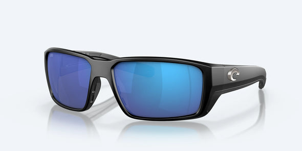 FANTAIL PRO SUNGLASSES - MATTE BLACK/POLARIZED BLUE MIRROR