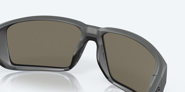 Fantail Pro Sunglasses - Matte Gray / Polarized Blue Mirror 580G