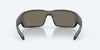 Fantail Pro Sunglasses - Matte Gray / Polarized Blue Mirror 580G